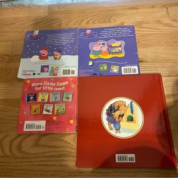 Peppa Pig Llama Llama Book Bundle Christmas Wish Bedtime for Peppa I Love You - Picture 3 of 3